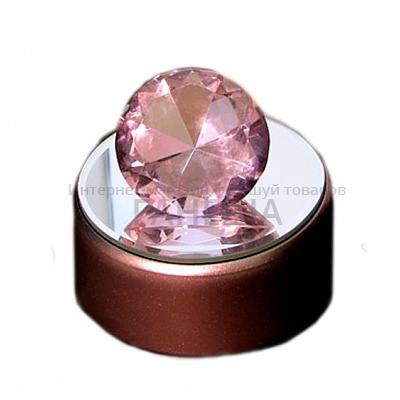Кристалл розовый 5 см